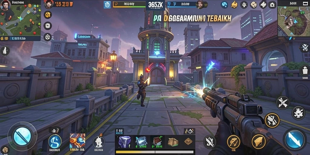Screenshot gameplay Tower Defense yang menegangkan dari 365ZK.