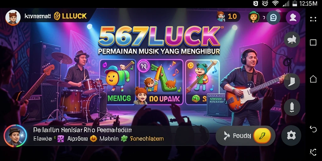Tampilan gameplay 567LUCK yang menarik dan interaktif.