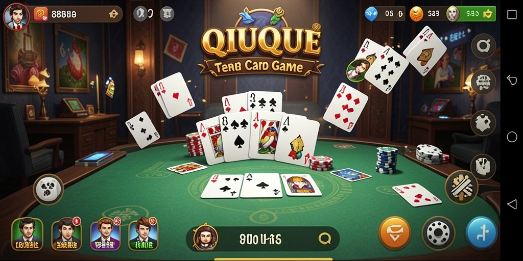 Tampilan gameplay seru dari aplikasi QiuQiu 88ID.