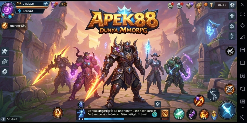 Gameplay APEK88 menampilkan pertempuran seru dan eksplorasi dunia yang luas.