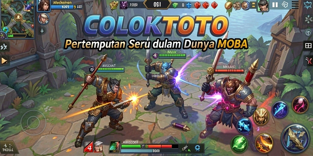 Tampilan gameplay seru dari COLOKTOTO yang memikat pengguna.