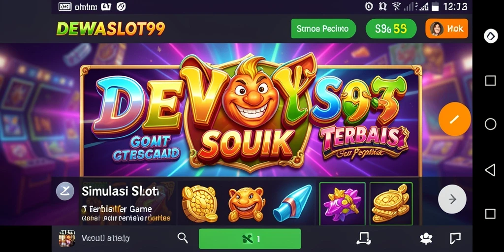 Tampilan gameplay DEWASLOT99 yang memukau dan mengasyikkan.