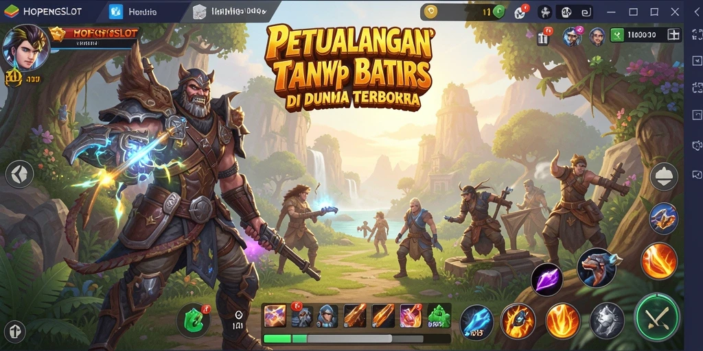 Tampilan gameplay Open World yang menawan dan penuh petualangan.
