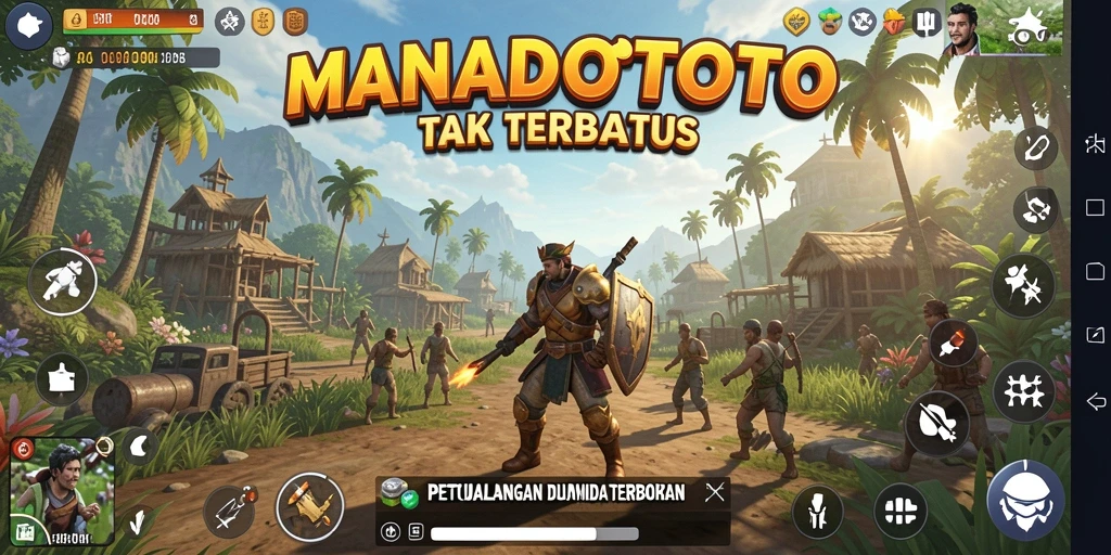 Gameplay Open World yang menarik di MANADOTOTO.