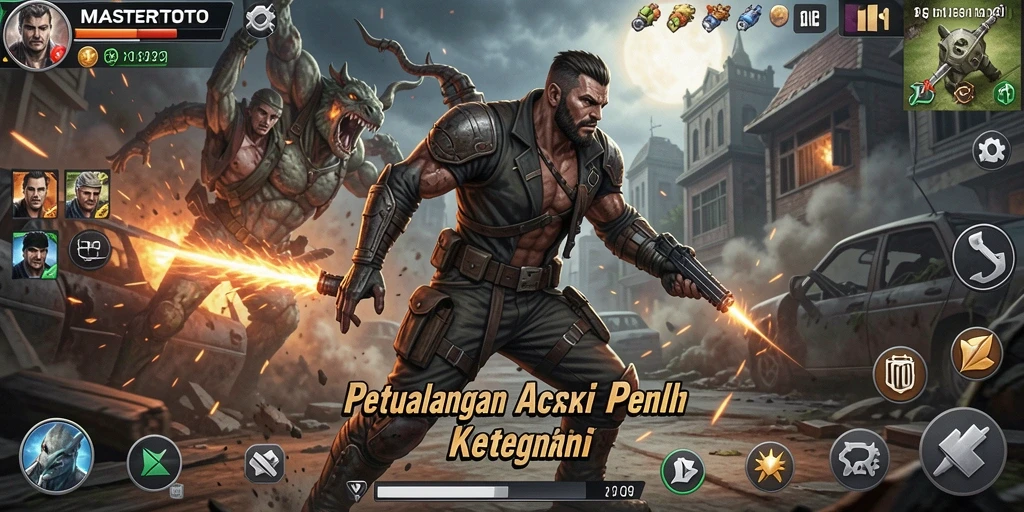 Tampilan gameplay seru di MASTERTOTO dengan aksi mendebarkan.
