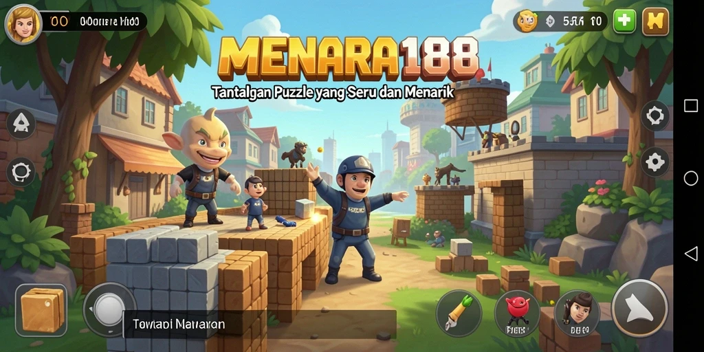 Tampilan gameplay dari MENARA188 yang menggugah selera bermain puzzle.