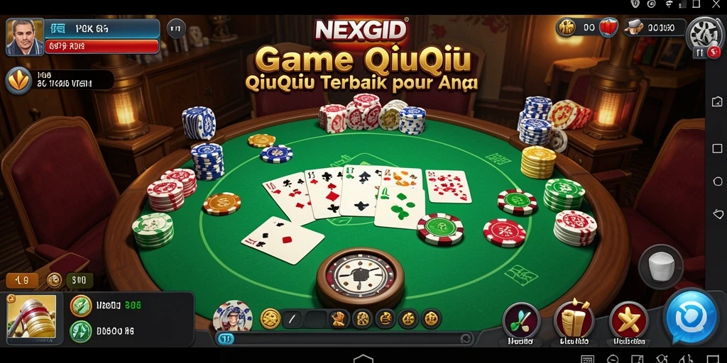 Gameplay seru QiuQiu di NEXGID dengan tampilan menarik.