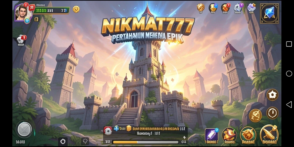 Menampilkan aksi mendebarkan tower defense di NIKMAT777.