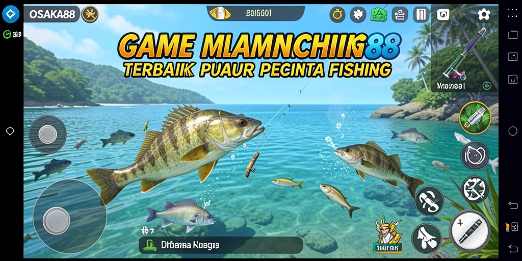 Gameplay OSAKA88 yang menarik dengan berbagai lokasi memancing.