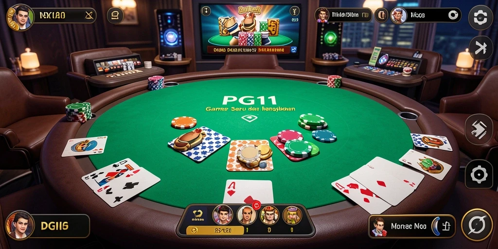 Tampilan gameplay PG11 yang menarik dan mendebarkan.