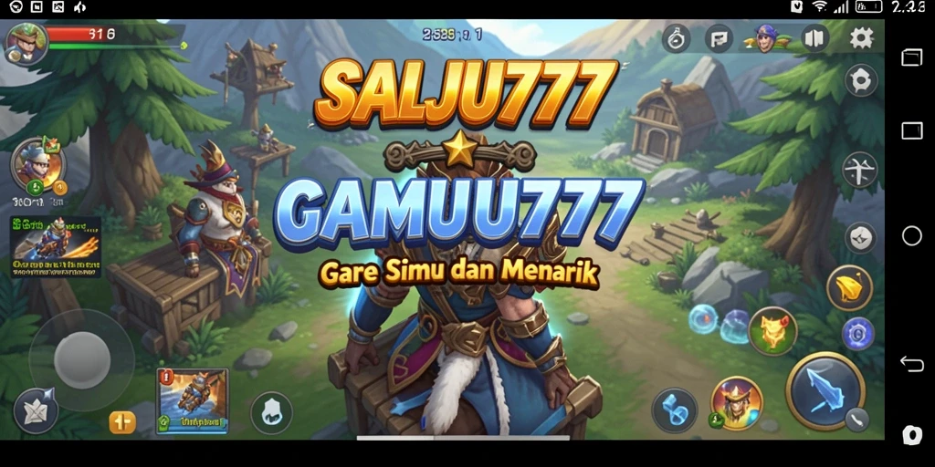 Screenshot utama SALJU777 menunjukkan gameplay simulasi yang mendalam dan menarik.