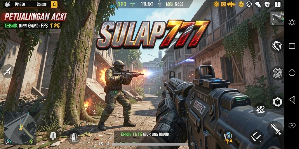 Tampak seru dalam misi pertempuran FPS di SULAP777.