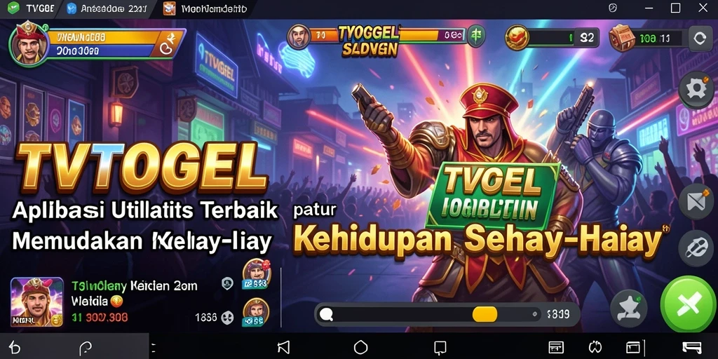 Tampilan antarmuka TVTOGEL yang sederhana dan fungsional.