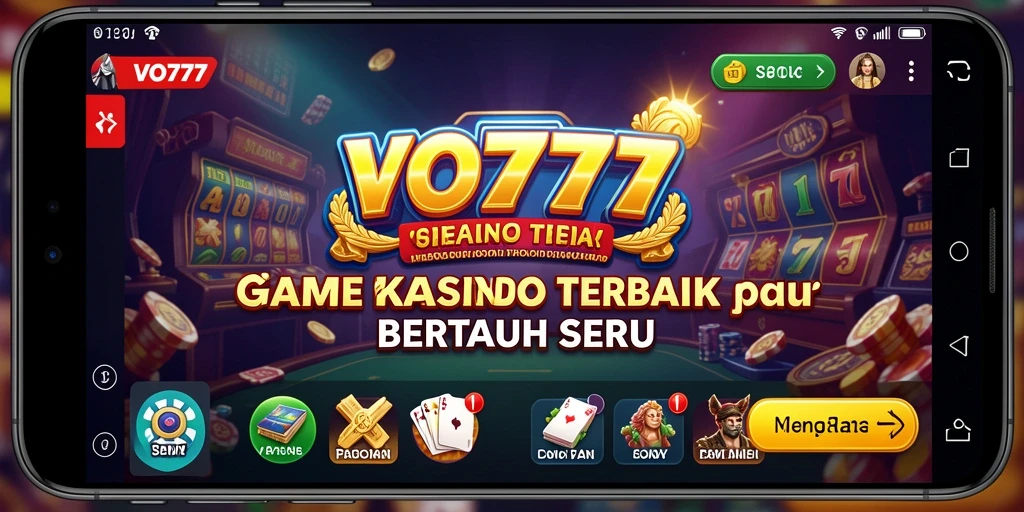 Screenshot VO777 menampilkan gameplay Kasino yang seru dan interaktif.