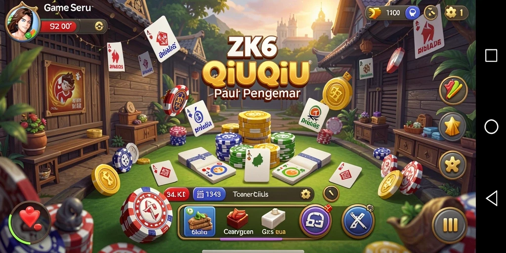 Gameplay menarik ZK6 QiuQiu yang seru.